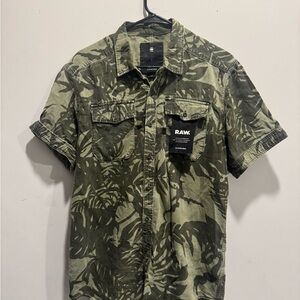 G-Star Raw Landoh Camouflage Button Down Shirt